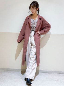 「INGNI（イング）のアイテム（その他アウター）」を使った、INGNI（イング）さん（レディース・154cm）の秋コーディネート