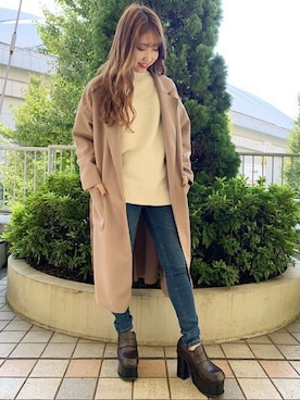 「INGNI（イング）のアイテム（その他アウター）」を使った、INGNI（イング）さん（レディース・156cm）の秋コーディネート