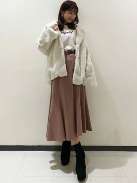 「INGNI（イング）のアイテム（その他アウター）」を使った、INGNI（イング）さん（レディース・153cm）の秋コーディネート