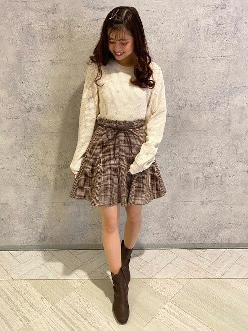 Allamanda 渋谷109店ingni イング さんのニット セーターを使ったコーディネート Zozotown