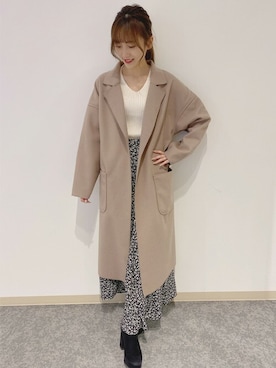 「INGNI（イング）のアイテム（その他アウター）」を使った、INGNI（イング）さん（レディース・154cm）の秋コーディネート