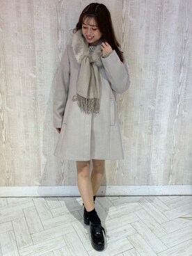 「Allamanda（アラマンダ）のアイテム（ジャケット/アウター）」を使った、INGNI（イング）さん（レディース・153cm）の秋コーディネート