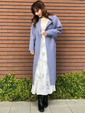 「INGNI（イング）のアイテム（その他アウター）」を使った、INGNI（イング）さん（レディース・165cm）の冬コーディネート