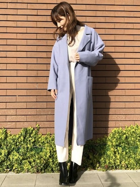 「INGNI（イング）のアイテム（その他アウター）」を使った、INGNI（イング）さん（レディース・165cm）の冬コーディネート