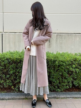 「INGNI（イング）のアイテム（その他アウター）」を使った、INGNI（イング）さん（レディース・166cm）の冬コーディネート
