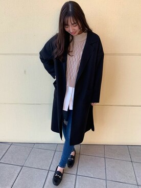 「INGNI（イング）のアイテム（その他アウター）」を使った、INGNI（イング）さん（レディース・168cm）の冬コーディネート