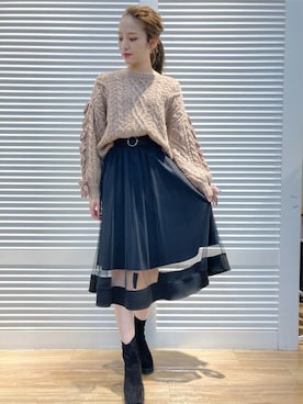 INGNI（イング）さん（レディース・160cm）の冬コーディネート