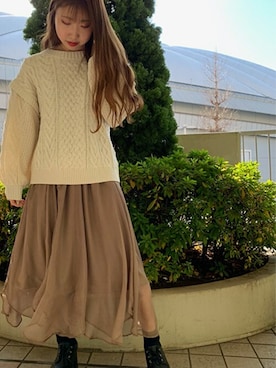 INGNI（イング）さん（レディース・156cm）の冬コーディネート