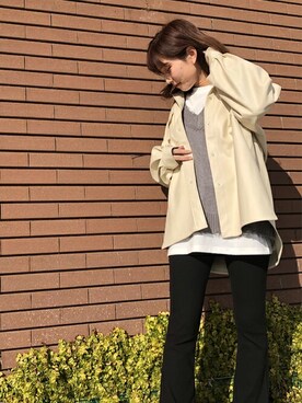 「コーディネート」｜「アイテム（ブルゾン）」を使った、INGNI（イング）さん（レディース・165cm）の冬コーディネート
