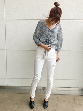 「INGIN」｜INGNI（イング）さん（レディース・160cm）の春コーディネート