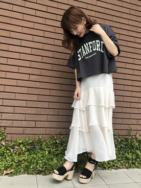 INGNI（イング）さん（レディース・165cm）の春コーディネート