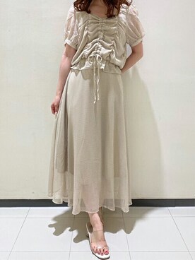 INGNI（イング）さん（レディース・153cm）の夏コーディネート