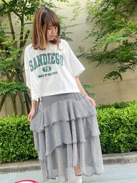 INGNI(イング)さん(レディース・159cm)の夏コーディネート