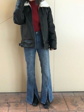 INGNI(イング)さん(レディース・160cm)の冬コーディネート