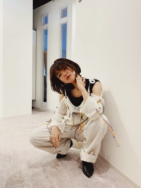 「M.Y.O.B（エム.ワイ.オー.ビー）のアイテム（トップス）」を使った、Bipolarbear さん（レディース・151cm）の夏コーディネート