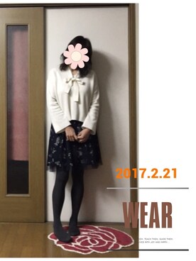 「ハニーズ」｜「アイテム（チェスターコート）」を使った、はるるさん（レディース・168cm）の冬コーディネート