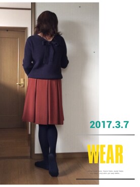 「おやすみコーデ」｜「アイテム（その他）」を使った、はるるさん（レディース・168cm）の春コーディネート