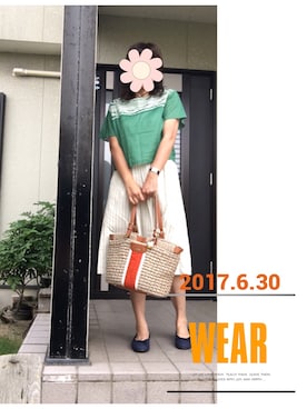 「サマンサタバサ」｜「アイテム（腕時計）」を使った、はるるさん（レディース・168cm）の夏コーディネート
