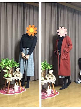 「アウターフェス2017」｜「アイテム（パンツ）」を使った、はるるさん（レディース・168cm）の冬コーディネート