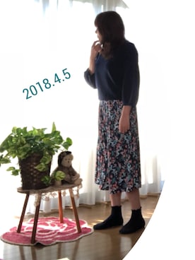 「インデックス」｜「アイテム（その他）」を使った、はるるさん（レディース・168cm）の春コーディネート
