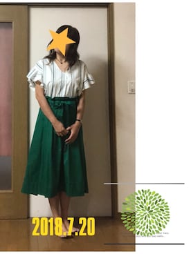 はるるさん（レディース・168cm）の夏コーディネート