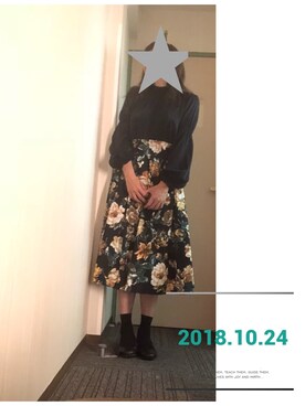 「おやすみコーデ」｜「アイテム（その他）」を使った、はるるさん（レディース・168cm）の秋コーディネート