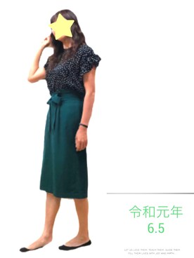 はるるさん（レディース・168cm）の夏コーディネート