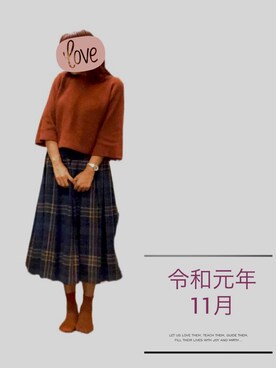 はるるさん（レディース・168cm）の秋コーディネート