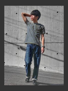 「orcival」｜「アイテム（アナログ腕時計）」を使った、KOUKIさん（メンズ・176cm）の秋コーディネート
