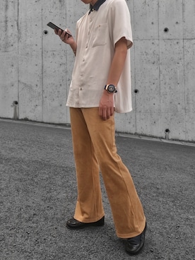 「Guess（ゲス）のアイテム（腕時計）」を使った、KOUKIさん（メンズ・176cm）の秋コーディネート