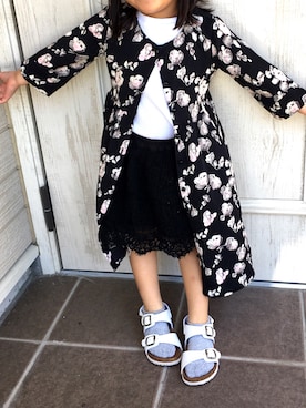 まふかさん（キッズ・100cm）の春コーディネート