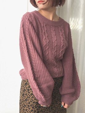 「アプレジュール」｜「アイテム（アクセサリー）」を使った、naraさん（レディース・152cm）の秋コーディネート