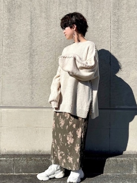 naraさん（レディース・152cm）の冬コーディネート