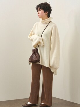 naraさん（レディース・152cm）の冬コーディネート