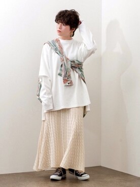 柄シャツ のレディース人気ファッションコーディネート Wear