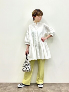 「CONVERSE（コンバース）のconverse（コンバース） ALL STAR OX（オールスターOX）（スニーカー）」を使った、naraさん（レディース・151cm）の春コーディネート