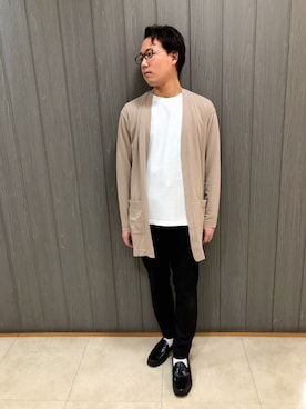 ニットロングカーディガンを使ったメンズ人気ファッションコーディネート Wear ニットロングカーディガンを使ったメンズ人気ファッションコーディネート Wear