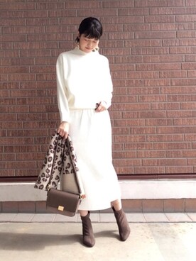 「ニットアップ」｜youさん（レディース・160cm）の秋コーディネート