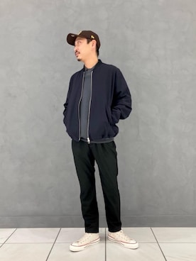 「BEAUTY&YOUTH UNITED ARROWS（ビューティーアンドユースユナイテッドアローズ）のアイテム（その他アウター）」を使った、黒田　孝典さん（メンズ・168cm）の冬コーディネート