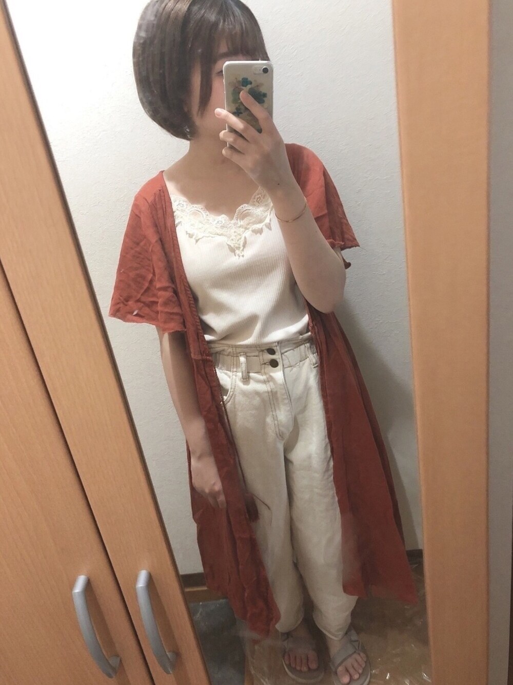 「シンプルコーデ、パンツスタイル、夏コーデ、オトナ女子、カジュアルコーデ、オトナカジュアル、おしゃれさんと繋がりたい、大学生、低身長、ラクチンコーデ」｜「アップ 📷のアイテム（その他、その他）」を使った、まるるさん（レディース・153cm）の春コーディネートの1枚目の写真