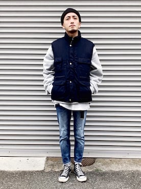 TSUNAさん（メンズ・174cm）の冬コーディネート