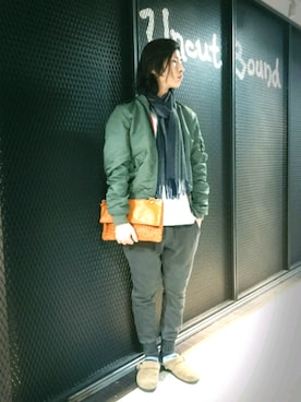 SASAMURAさん（メンズ・175cm）の冬コーディネート