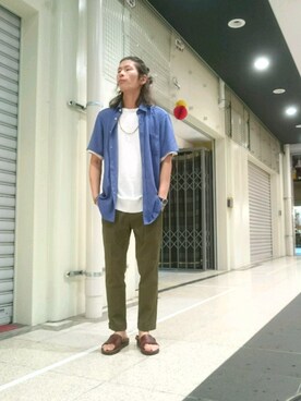 SASAMURAさん（メンズ・175cm）の夏コーディネート