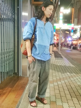 SASAMURAさん（メンズ・175cm）の夏コーディネート