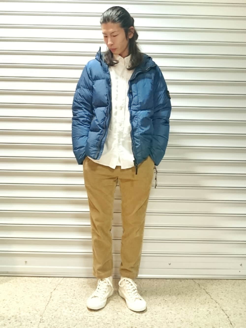 STONE ISLAND(ストーンアイランド) クインクルダウンジャケット を使っ 
