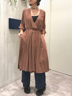 「hunch（ハンチ）のアイテム」を使った、pullffy イオンモール福津店さん（レディース・170cm）の秋コーディネート