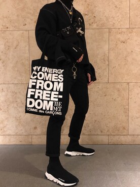 「レイヤードstyle」｜「アイテム（その他シューズ）」を使った、哺乳類さん（メンズ・170cm）の冬コーディネート