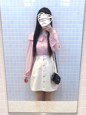 あやᙏ̤̫.*♡さん（レディース・155cm）の春コーディネート