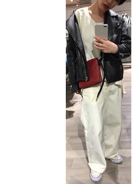 「ショートヘア」｜nanakimuraさん（レディース・155cm）の春コーディネート