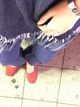 「アイテム（その他トップス）」を使った、nanakimuraさん（レディース・155cm）の夏コーディネート